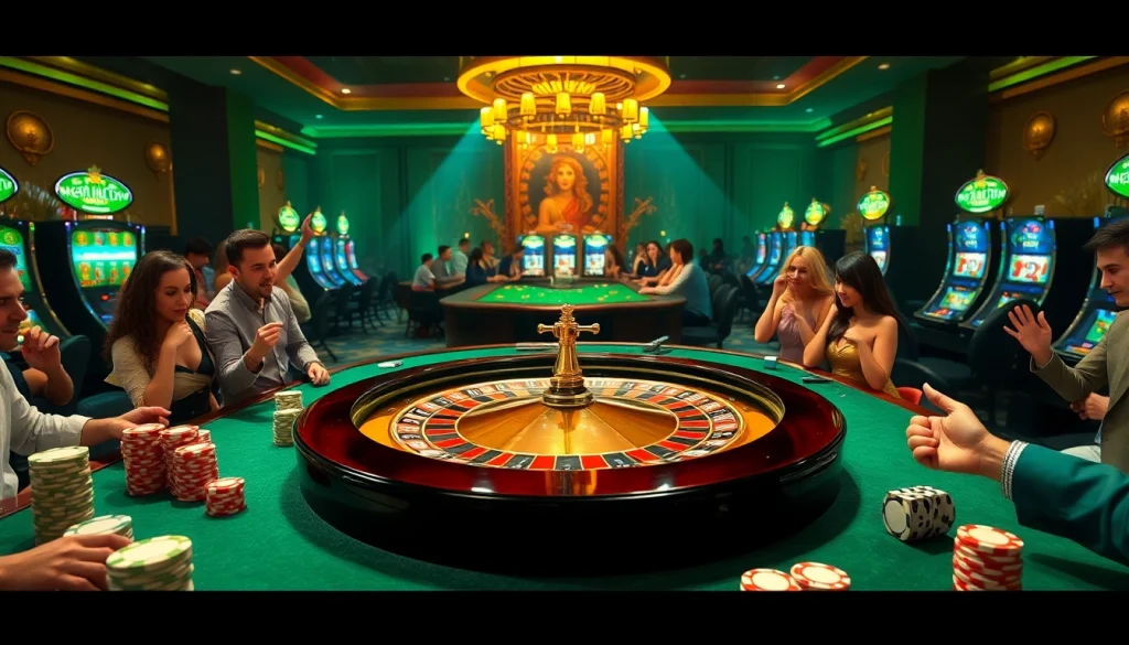 Experience the excitement of winning at the casino with 789ff.biz, featuring vibrant roulette tables and friendly players.